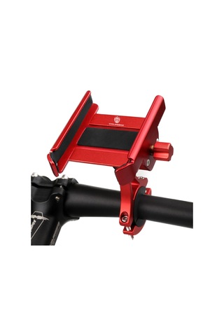 Cyclıngbox-yükseltilmiş Alüminyum Alaşım Bisiklet Cep Telefonu,ya18857r-1 Kırmızı