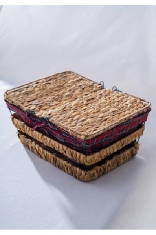 Acar Sep-07855 Kapaklı Piknik Sepeti Kahverengi