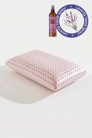 Aroma Terapi Lavanta Visco Yastık Ve Yastık Spreyi Beyaz