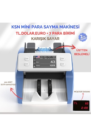 Ksn-mini Para Sayma Makinesi 10 Ülke