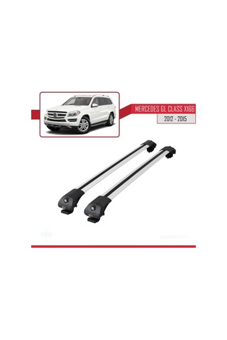 Mercedes Gl Class X166 2012-2015 Arası İle Uyumlu Ace-1 Ara Atkı Tavan Barı Gri