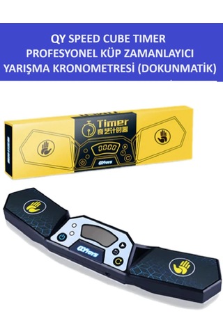 Qy Zeka Küpü Zamanlayıcı - Speed Cube Timer - Sabır Küpü Kronometresi - Wca Uyumlu