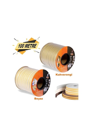 Kapı Pencere Bandı Fitili Yapışkanlı Soğuk Izolasyon 50X2=100 Mt (332098676)