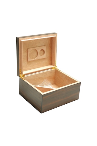 Premiumquality Polermo Kahverengi Sedir Humidor Puro Kutusu - Tr9639