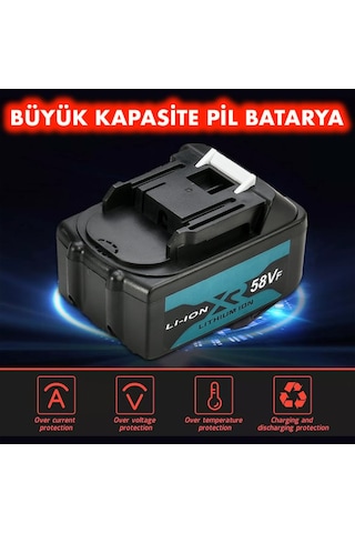 Assur 2'li Şarjlı Batarya Akü 2 Adet 58vf