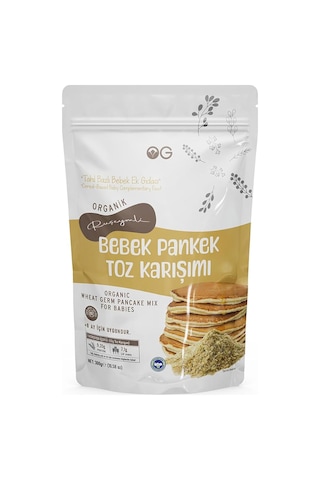 Og Organik Ruşeymli Bebek Pankek Toz Karışımı 300 Gr +8 Ay