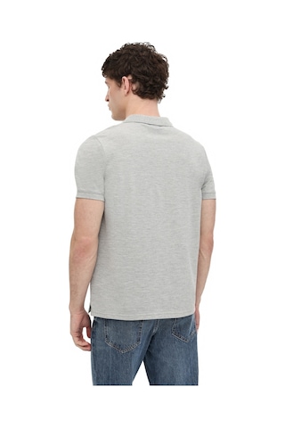 Lumberjack Mb Ct953 Polo T-sh 6fx Erkek Kısa Kol Polo Tişört Gri Melanj