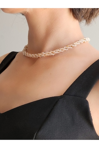 Etnik Bohem Sarmal Dönmeli Model Kristal Yavru Ağzı Kristal Boncuk Kolye Turuncu