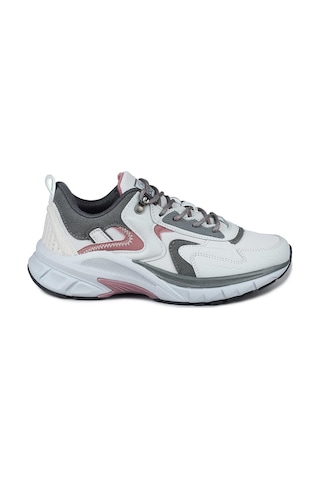 Jump 30866 Gri - Bordo Kadın Sneaker Günlük Spor Ayakkabı Gri