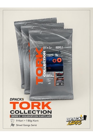 Mythos Dpacks Tork Collection Serie 2 Koleksiyon Kartları 9 Kart + 1 Bilgi Kartı Street Gangs Serisi