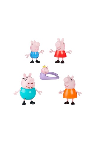 Peppa'nın 5 Kişilik Ailesi Ve Bebek Evie El Ele Tutuşabilen Hareketli Figürler 3 Yaş Ve Üzeri Kız Ve Erkek Çocuklar İçin Okul Öncesi Oyuncak
