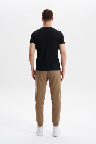 AR-MA Arma Erkek Slim Fit Örme Interlok Basic Dar Paça Eşofman Altı Arka Ve Yan Fleto Fermuar Cepli Paçalar Ribanalı %80 Pamuk %14 Polyester %6 Elastane K30174998902 Gri Açık