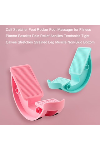 Qingmipy Plantar Fasiit Ve Aşil Tendiniti İçin Ayak Masaj Aleti - Kaymaz Tabanlı Bacak Esnetme Cihazı Çok Renkli