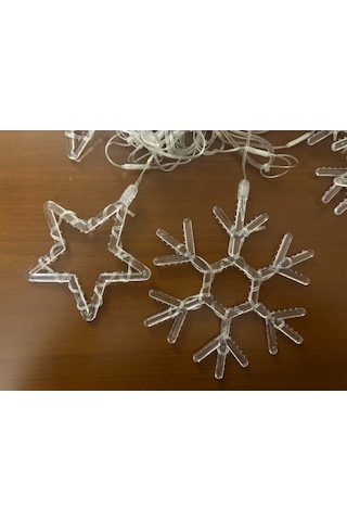 Led Işık - Kar Tanesi Renkli