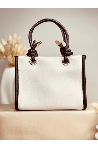 Elora Atelier Lavin Ekru&siyah Çanta Çok Renkli