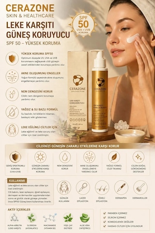 Alfa Arbutin Ve C Vitamini İçerikli Leke Karşıtı Aydınlatıcı Krem
