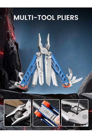 Blue Acil Durum Pensesi 14'ü 1 Arada Çok Amaçlı Alet Çok Amaçlı