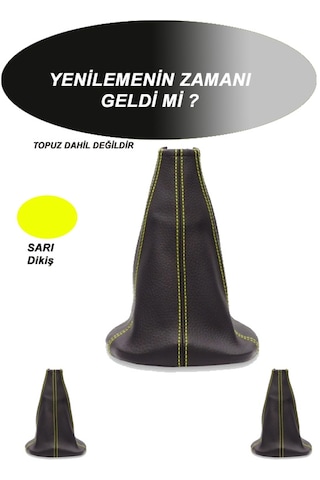 Mercdss W220- Uyumlu Araç,araba,oto Vites Körüğü Sarı Dikiş Audi R8