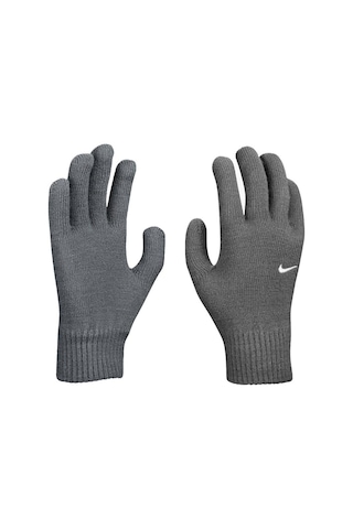 Nike Y Knit Swoosh Eldiven - N.100.0667.021.lx-8922 Gri - Beyaz