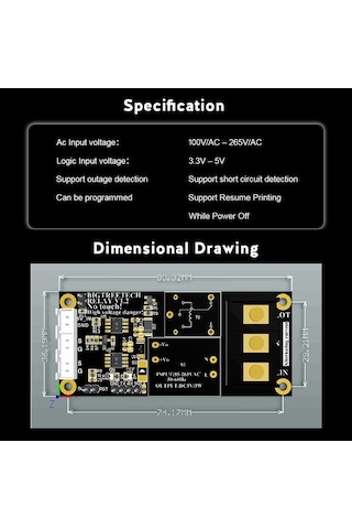 Novahub Bıgtreetech 3d Yazıcı Otomatik Kapanış Modülü, Kolay Kurulum, Yüksek Performans, Hızlı Montaj, 14,8x9,6x2,0 Cm, 62 G, Tam Ambalaj