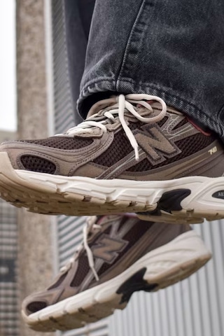 New Balance Logolu Sneaker Ayakkabı Unisex Ayakkabı U7407le Kahve