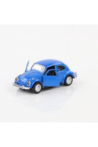 Canem Metal 1:36 Ölçek Çek Bırak Vosvos Araba 11-12 Cm Mavi