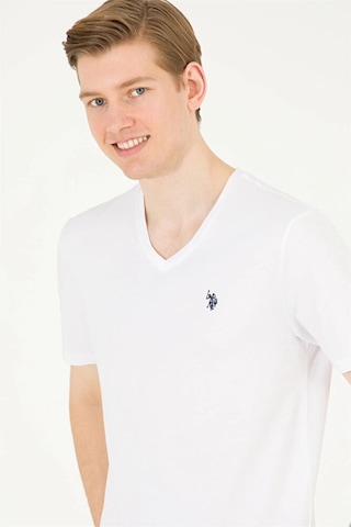 U.S. Polo Assn. Us Polo Assn 1572582 Regular Erkek T-shirt/ Beyaz