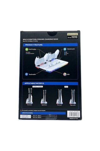 Ps5 / Ps5 Slim / Ps5 Pro Uyumlu Çok Fonksiyonlu Soğutucu Stant - Çift Kol Şarj İstasyonu Ve Rgb Işıklı
