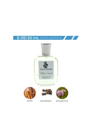 E-051 Aromatik Fougere Erkek Parfüm Edp Uzun Süre Kalıcı 50 Ml