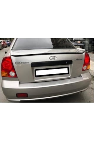 Spoiler Hyundai Admire Bagaj Üzeri Çıta Spoiler Pianoblack Parlak Siyah Çift Taraflı Bantlı 115 Cm
