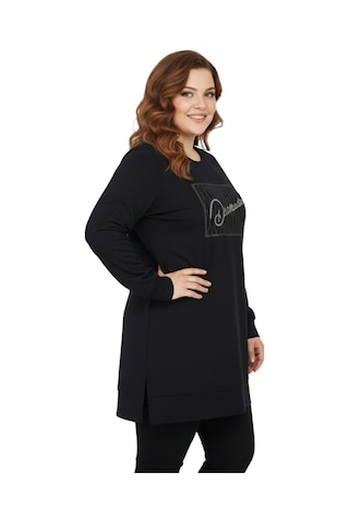 Caftan Kadın Siyah Sıfıryaka Taşlı Tunik Bgl-st05086 Siyah
