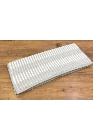 2 Li Özdilek %100 Pamuk Striscia El Yüz Havlusu 50 X 90 Gri