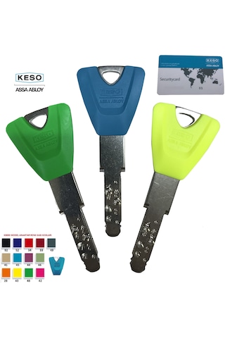 Keso K8000 Ω 2 - Basıc Serisi - Mandallı Yüksek Güvenlik Silindiri