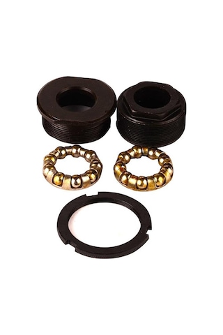 Bisiklet Orta Yatak + Mil Komple Set Siyah