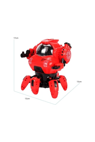 Işıklı Ve Sesli 360° Dönen Yıldız Asker Robot