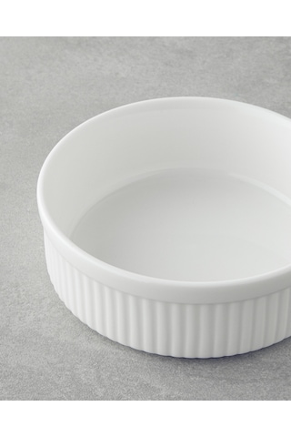 English Home Elise Porselen Güveç Fırın Kabı 14 Cm Beyaz