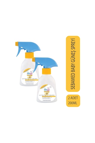 Sebamed Baby Çok Yönlü Koruyucu Güneş Spreyi Spf50 200 Ml 2 Adet
