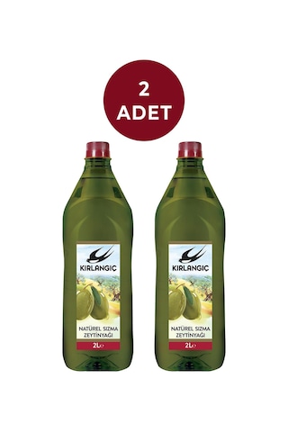 Kırlangıç Naturel Sızma Zeytinyağı 2 x 2 L