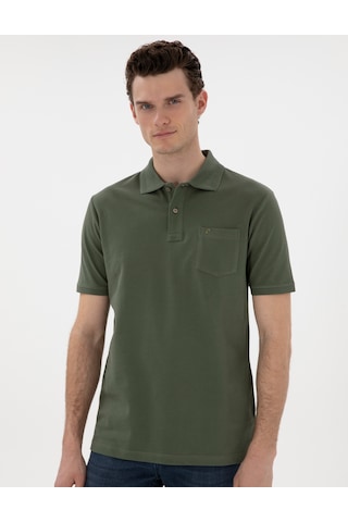 Pierre Cardin Erkek Haki Tişört Basic 50302538-vr027 Haki