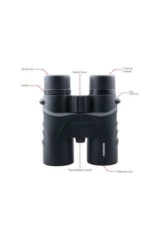 Vector Optics Forester 10x42 El Dürbünü Siyah