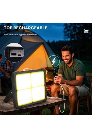 Prokama Ledli Solar Projektör 200w Bk-200w Bx40