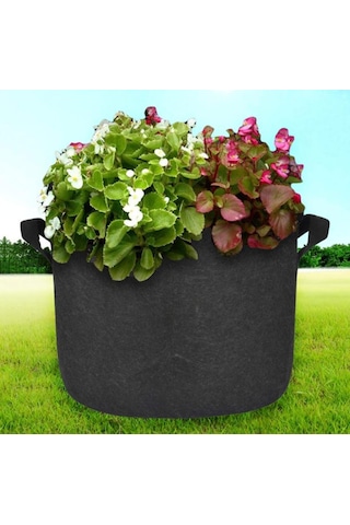 Kumaş Saksı 11 Litre 5 Adet 25x22