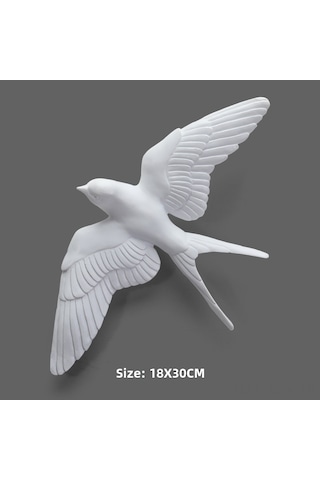 Yaozixa Küçük Kuğu Modeli 3d立体 Duvar Dekoru - Modern İç Dekorasyon, Oturma Odası, Giriş Ve Restoran İçin Zenginleştirici Sanat Eseri Diğer