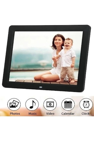 10 İnç Lcd Ekran Dijital Fotoğraf Çerçevesi Video Oynatma + Mp3