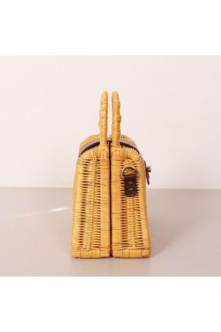 Mylamp Mybag Sun Rattan Çanta 25x13x29 Cm Large Bej