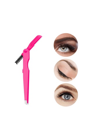 Homyl Kaş Cımbızı Paslanmaz Alet 4mm Düz Uçlu Cımbız Çok Kırmızı Gül