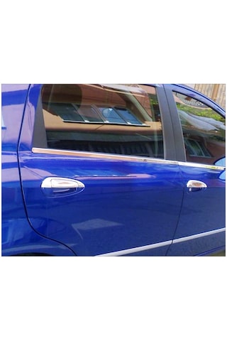 Fiat Grande Punto Krom Cam Çıtası 6 Prç. 2005 ve Üzeri P.  Çelik