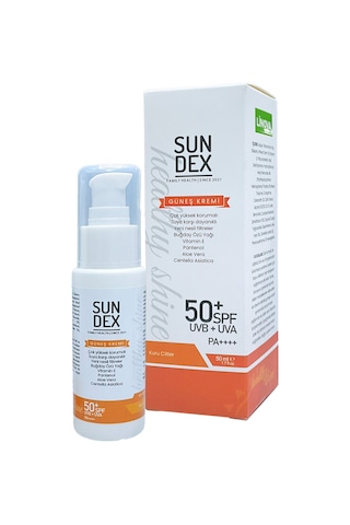 Sundex Healthy Shine Kuru Ciltler İçin Yüz Güneş Kremi SPF50+ 50 ML
