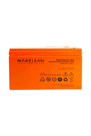 Makelsan 12v 9ah, Bakımsız, Kuru Akü. Ups İçin Uygundur