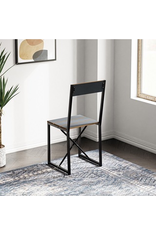 Mutfak Sandalyesi Salon Balkon Atlantik Sandalye Füme 1419